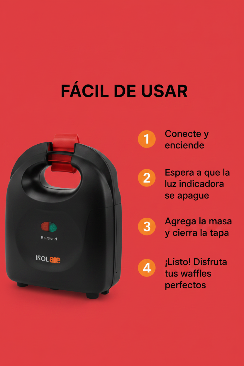Waflera Doble Sokany Antiadherente | Desayunos Perfectos
