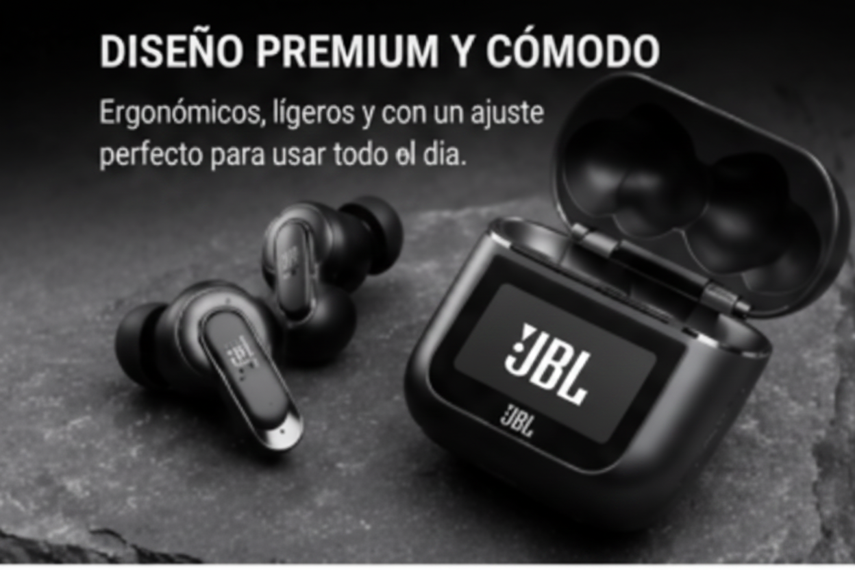 Audífonos BLUETOOTH JBL TOUR PRO 5 Con Pantalla Inteligente