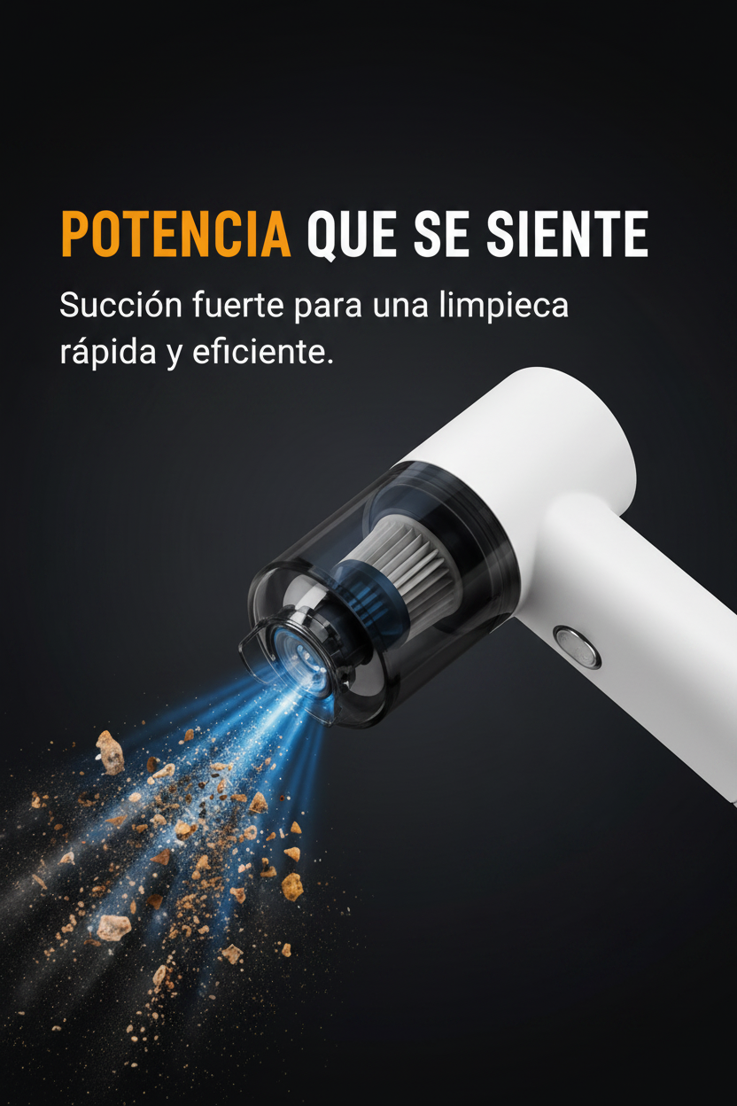 Aspiradora Portátil Inalámbrica Recargable 2 en 1 Multifuncional