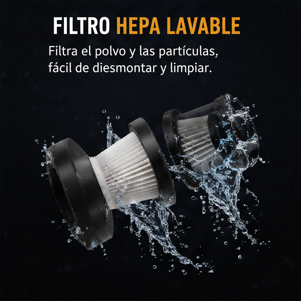Aspiradora Portátil Inalámbrica Recargable 2 en 1 Multifuncional