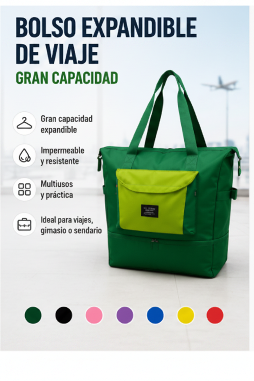 Bolso Expandible de Viaje Multifuncional – Gran Capacidad